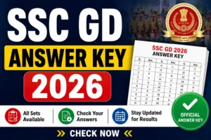SSC GD Answer Key 2026